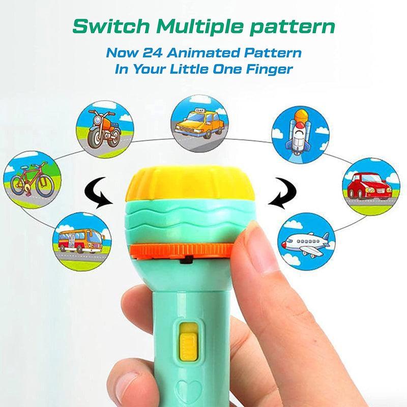 Slide Flashlight Torch – Educational Learning Kids Toy