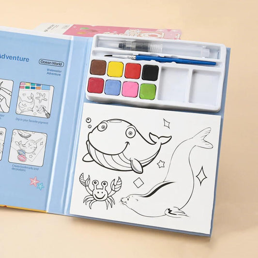 Portable Water Colour Book - Pack of 1